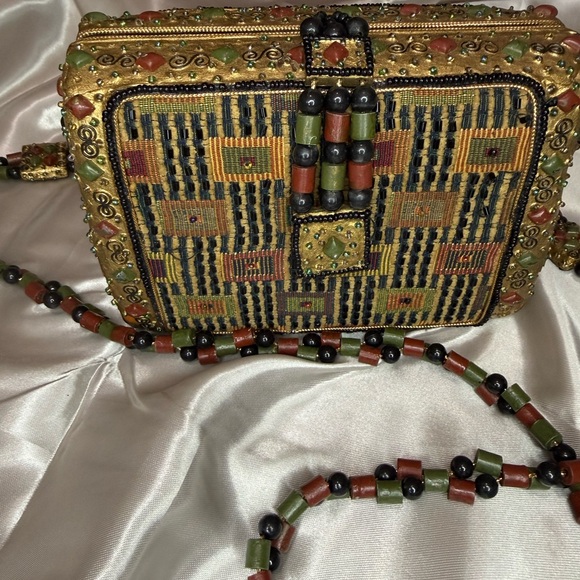Mary Frances Beaded Geometric Mini Bag - Picture 2 of 9